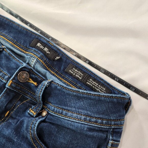 Miss Me Signature Ankle Skinny Jeans Size 24   Lot A - Picture 4 of 5